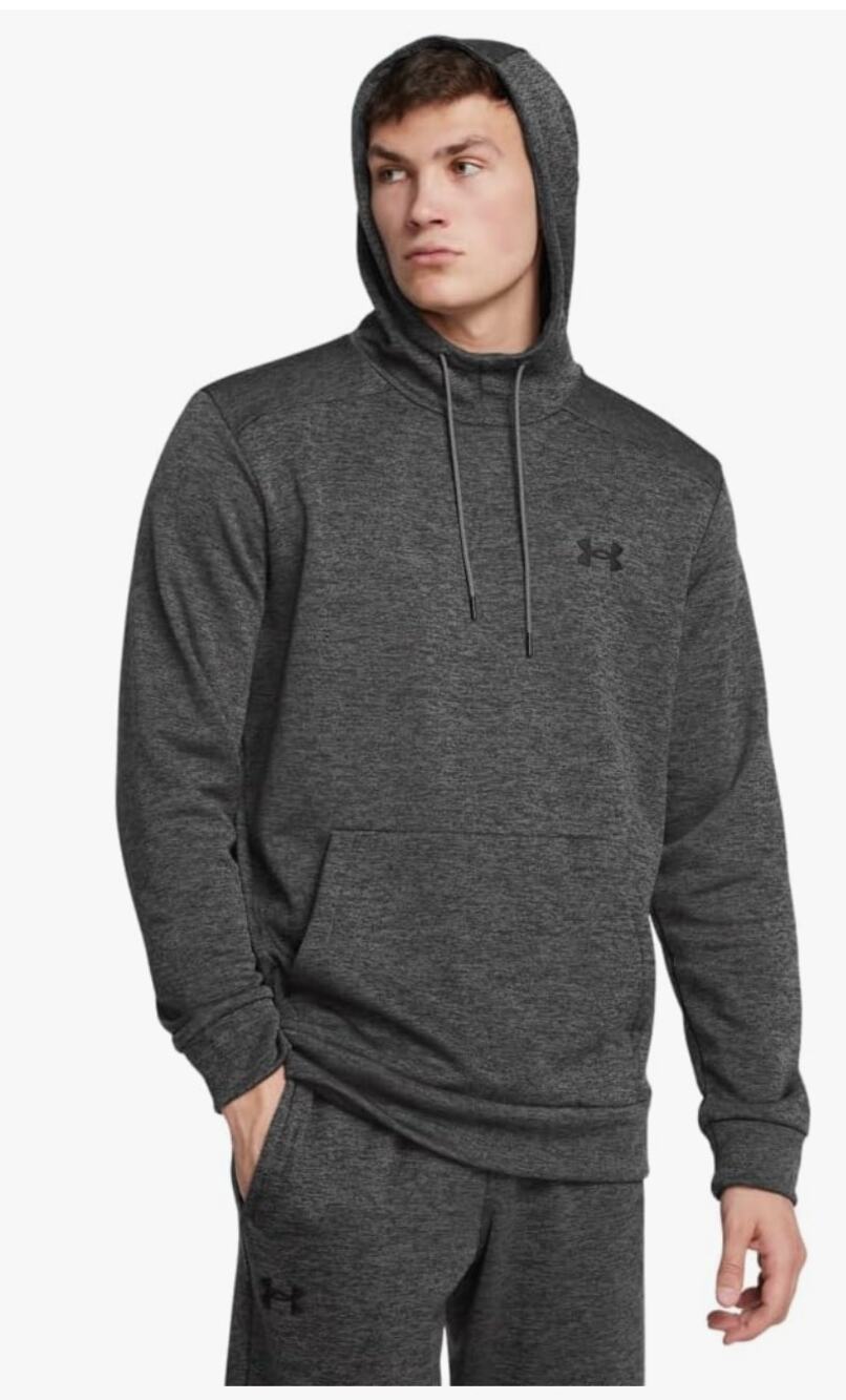 Under Armour Men's ArmourFleece Twist Hoodie, 025 GRAY, XS